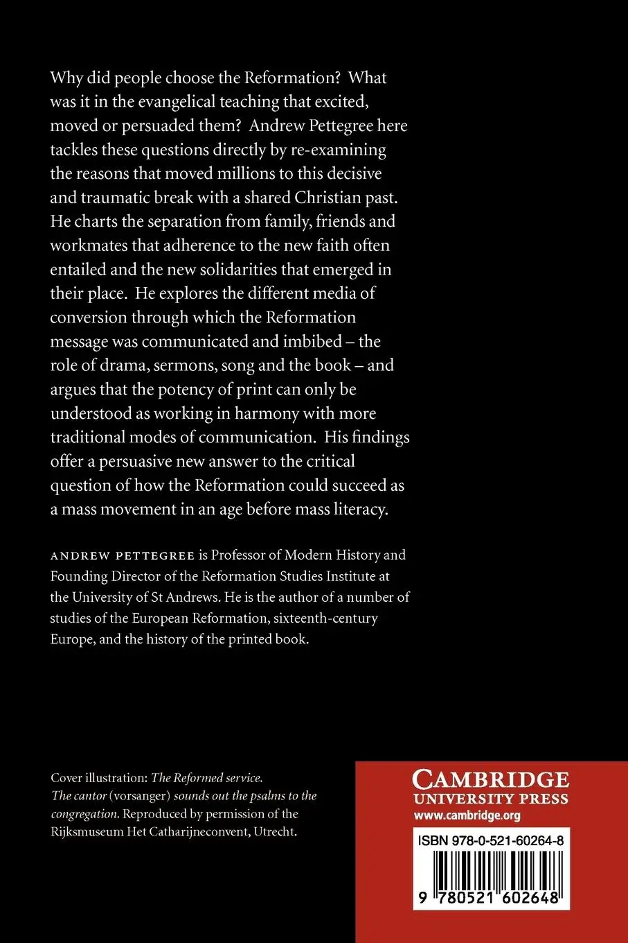Rückseite: 9780521602648 | Reformation and the Culture of Persuasion | Andrew Pettegree | Buch