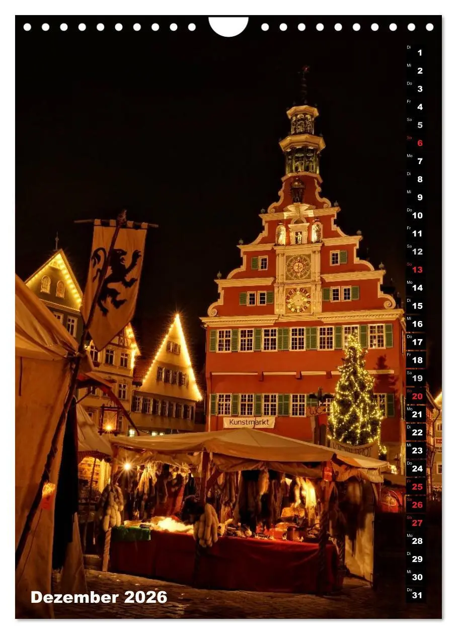 Bild: 9783516452648 | Esslingen in Hochform (Wandkalender 2026 DIN A4 hoch), CALVENDO...