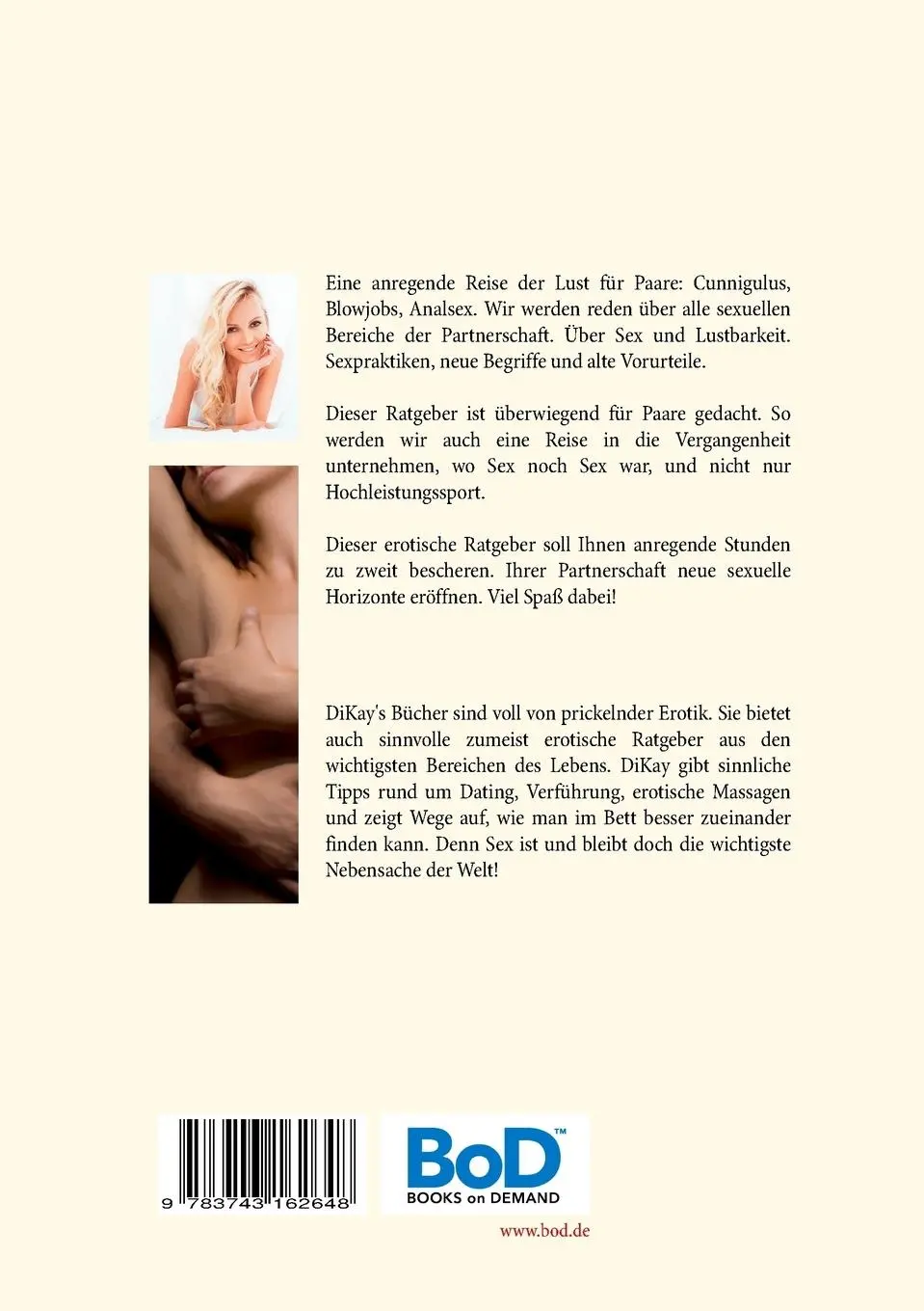 Rückseite: 9783743162648 | Reden wir über Sex | Ratgeber über die schönste Nebensache der Welt