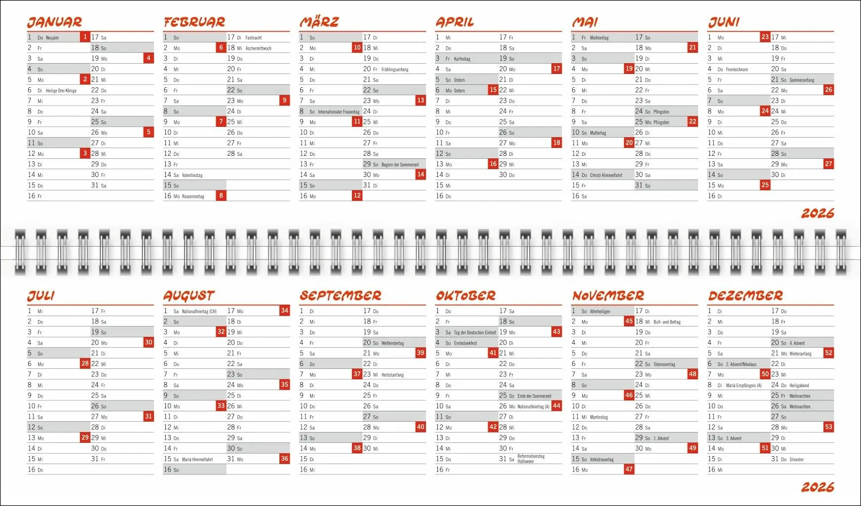 Bild: 9783756412648 | Werner Wochenquerplaner 2026 | Rötger Feldmann | Kalender | 112 S.