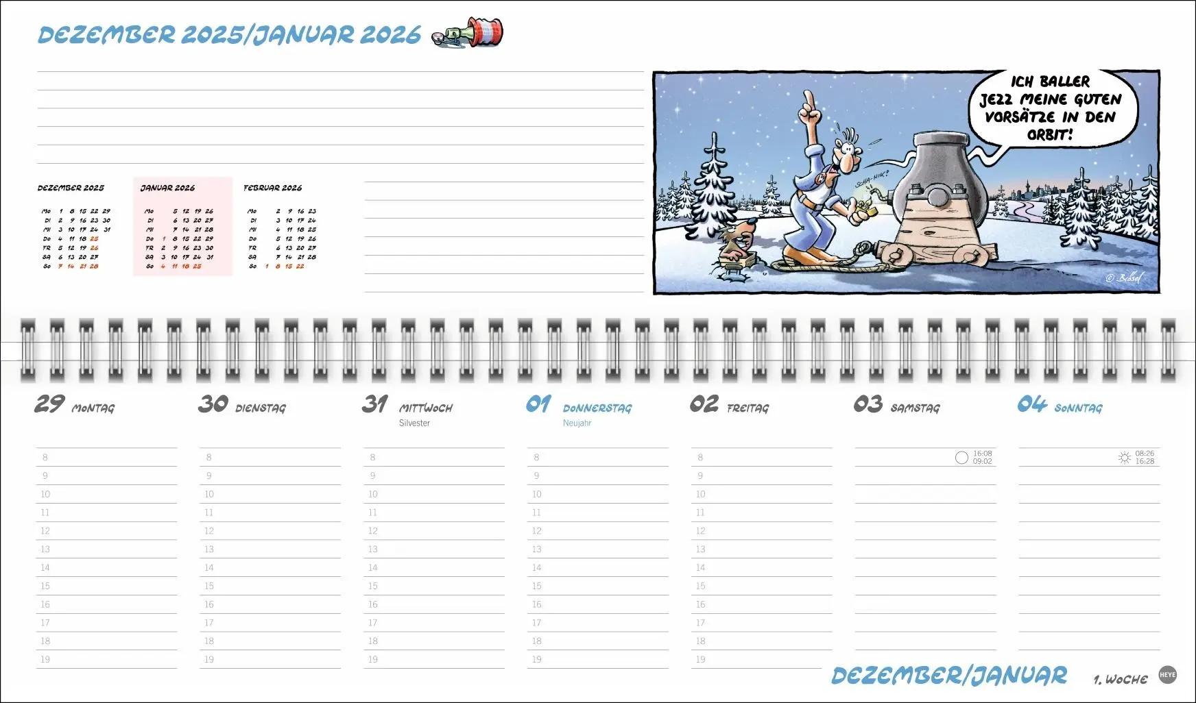 Bild: 9783756412648 | Werner Wochenquerplaner 2026 | Rötger Feldmann | Kalender | 112 S.