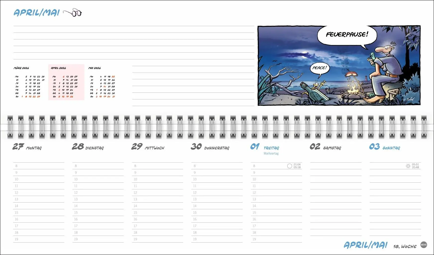 Bild: 9783756412648 | Werner Wochenquerplaner 2026 | Rötger Feldmann | Kalender | 112 S.
