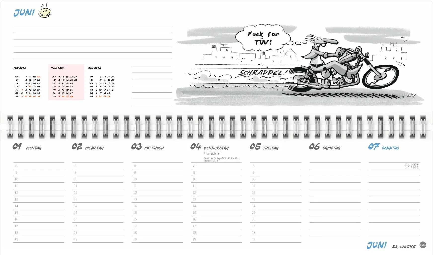 Bild: 9783756412648 | Werner Wochenquerplaner 2026 | Rötger Feldmann | Kalender | 112 S.