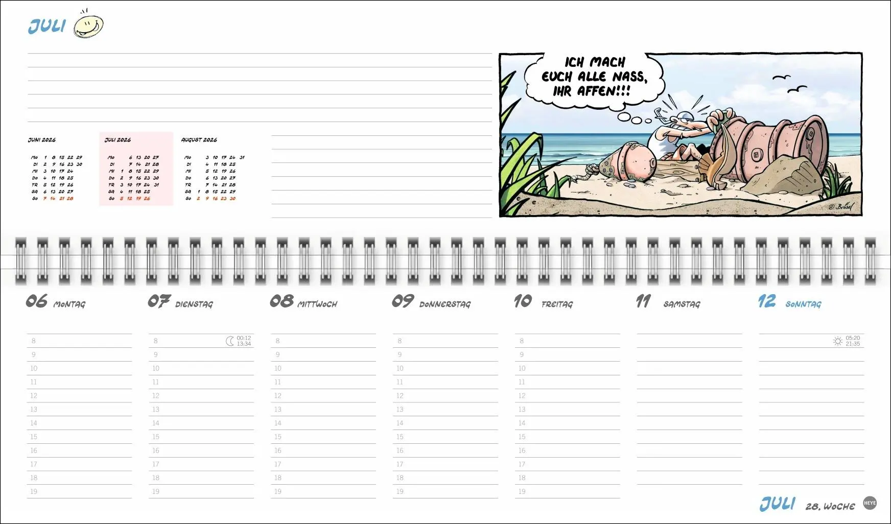 Bild: 9783756412648 | Werner Wochenquerplaner 2026 | Rötger Feldmann | Kalender | 112 S.