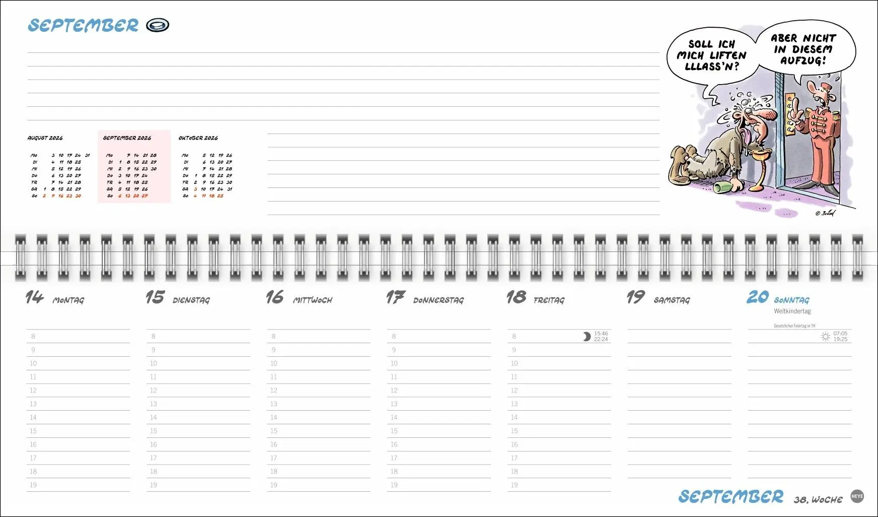 Bild: 9783756412648 | Werner Wochenquerplaner 2026 | Rötger Feldmann | Kalender | 112 S.