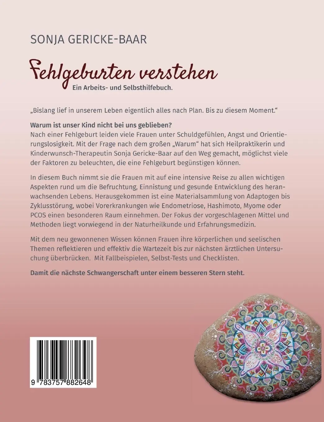 Rückseite: 9783757882648 | Fehlgeburten verstehen | Sonja Gericke-Baar | Taschenbuch | Paperback