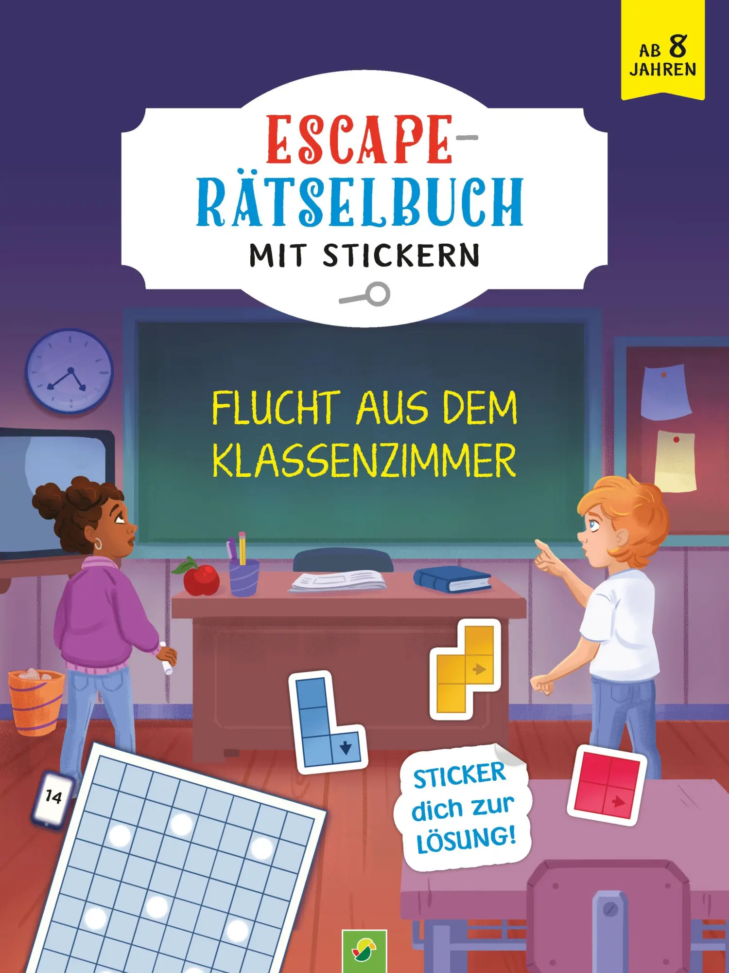Cover: 9783849952648 | Mein Escape-Rätsel Stickerbuch Flucht aus dem Klassenzimmer | Buch