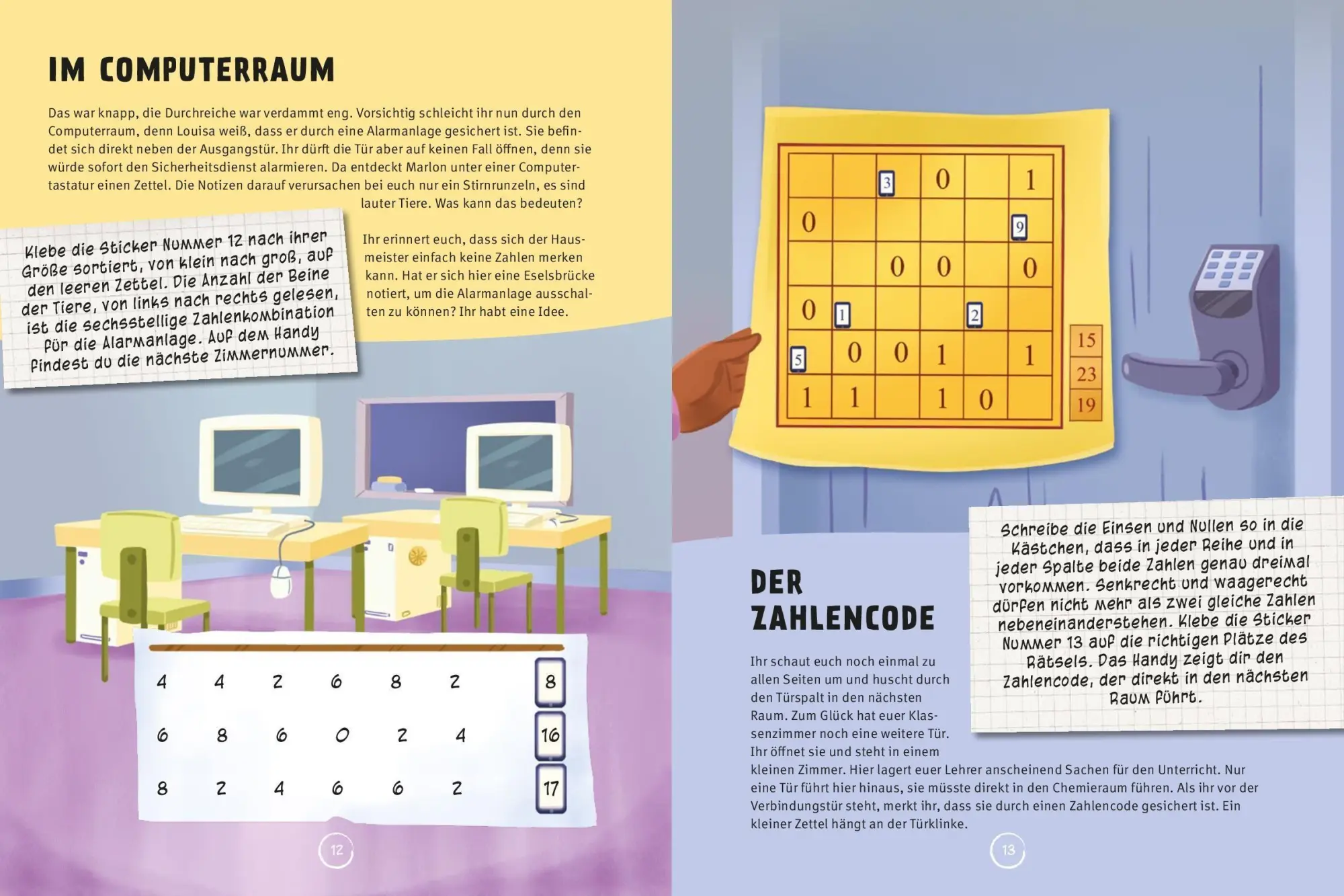 Bild: 9783849952648 | Mein Escape-Rätsel Stickerbuch Flucht aus dem Klassenzimmer | Buch