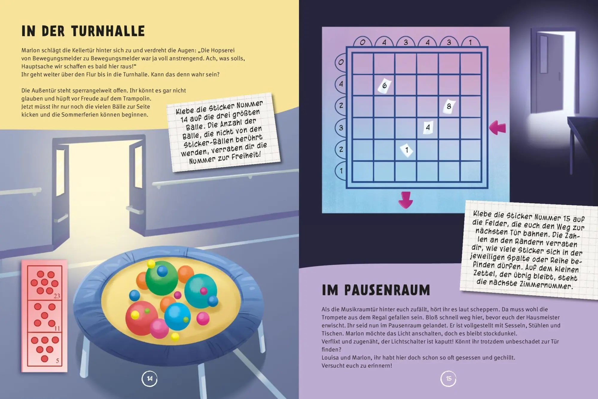 Bild: 9783849952648 | Mein Escape-Rätsel Stickerbuch Flucht aus dem Klassenzimmer | Buch