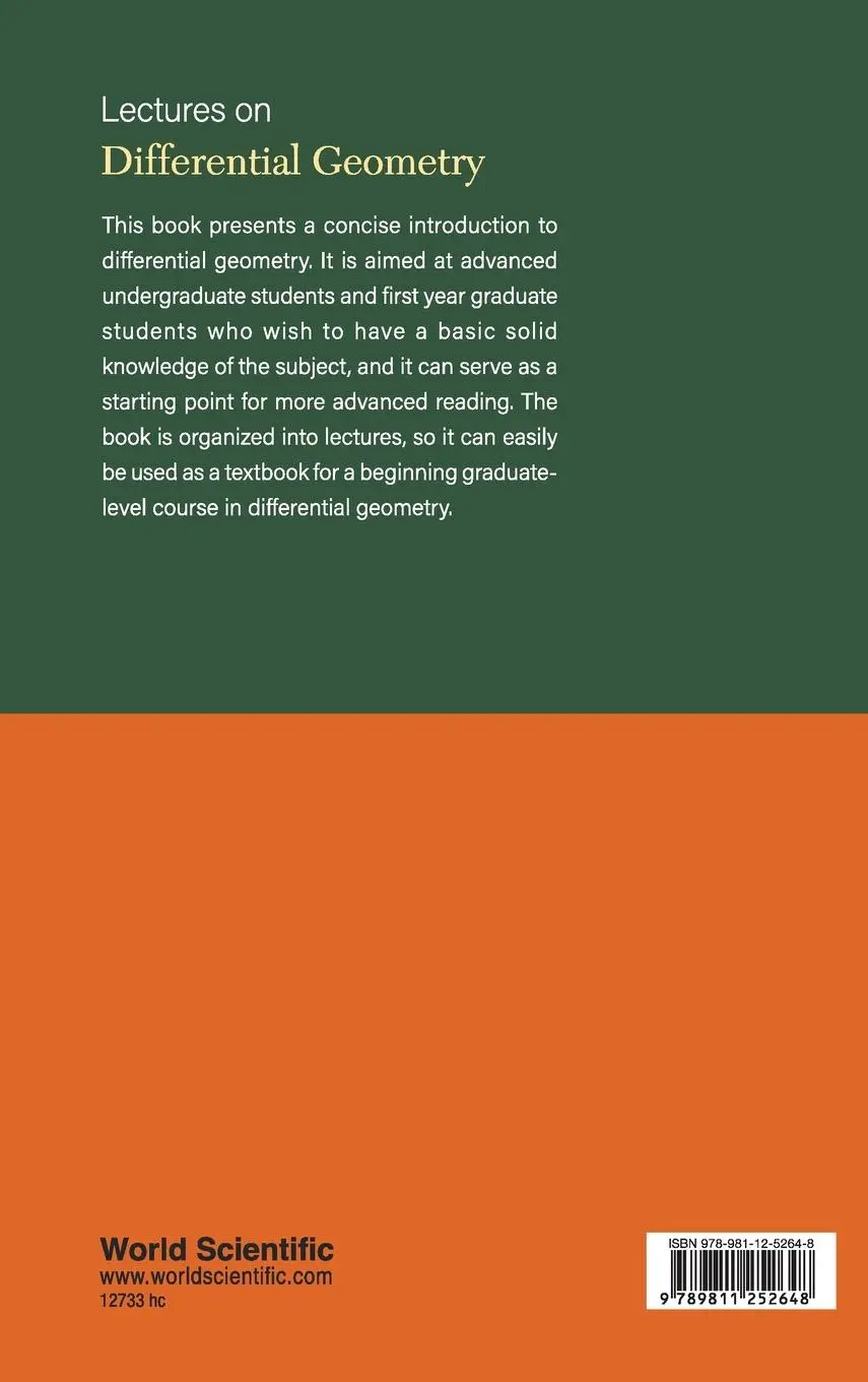 Rückseite: 9789811252648 | LECTURES ON DIFFERENTIAL GEOMETRY | Rui Loja Fernandes | Buch | 2024