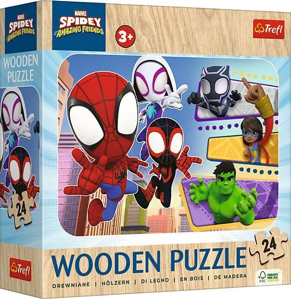 Cover: 5900511202748 | Holz Puzzle Junior 24 - Spidey | Spiel | In Kartonage | 20274 | 2025