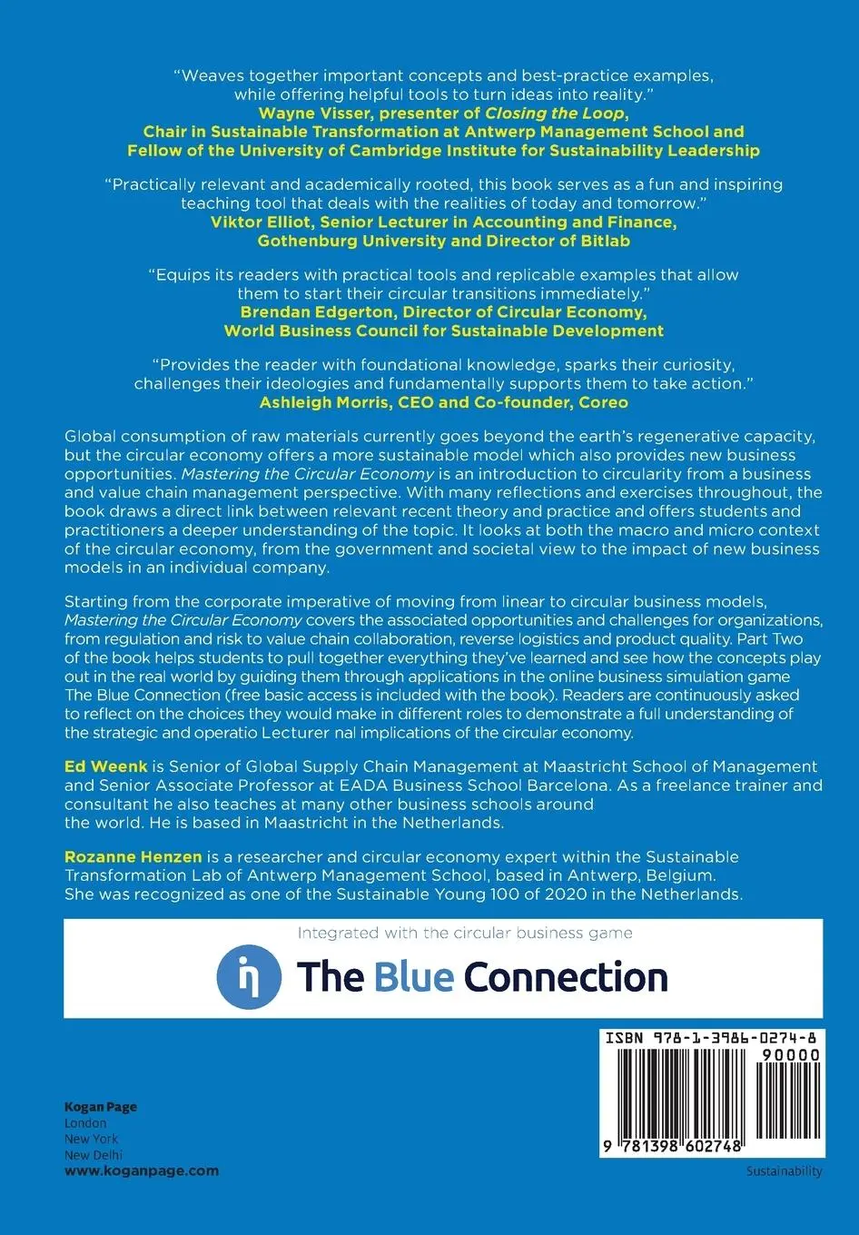 Rückseite: 9781398602748 | Mastering the Circular Economy | Ed Weenk (u. a.) | Taschenbuch | 2021