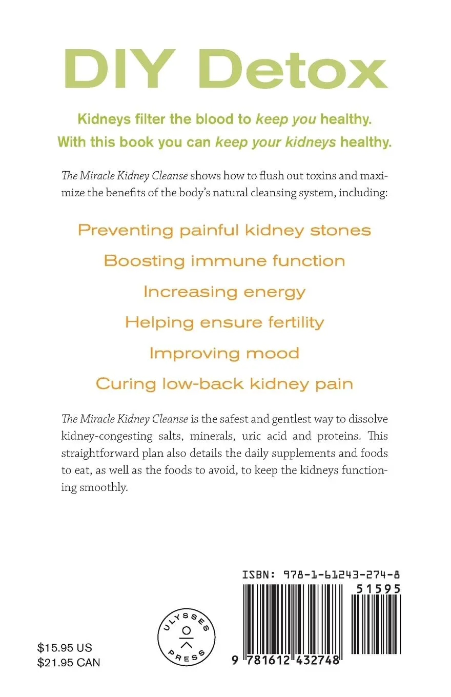 Rückseite: 9781612432748 | Miracle Kidney Cleanse | Lauren Felts | Taschenbuch | Englisch | 2014