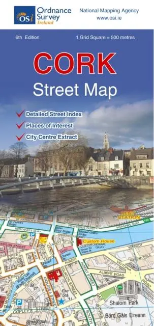 Cover: 9781908852748 | Cork Street Map | Ordnance Survey Ireland | (Land-)Karte | Englisch