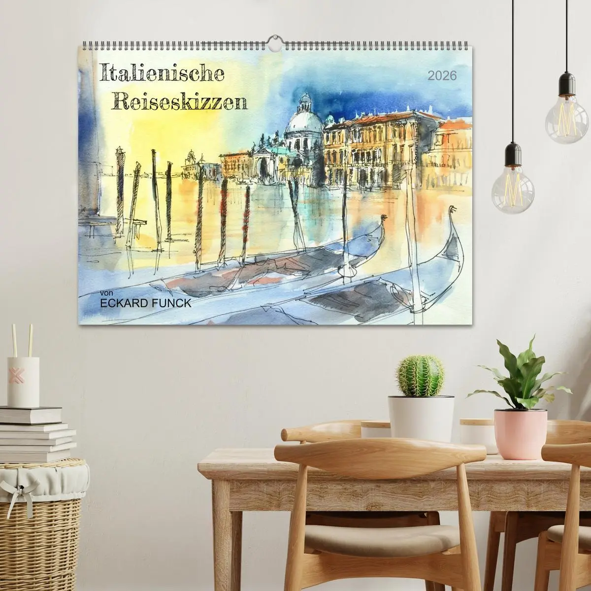 Bild: 9783457662748 | Italienische Reiseskizzen (Wandkalender 2026 DIN A2 quer), CALVENDO...