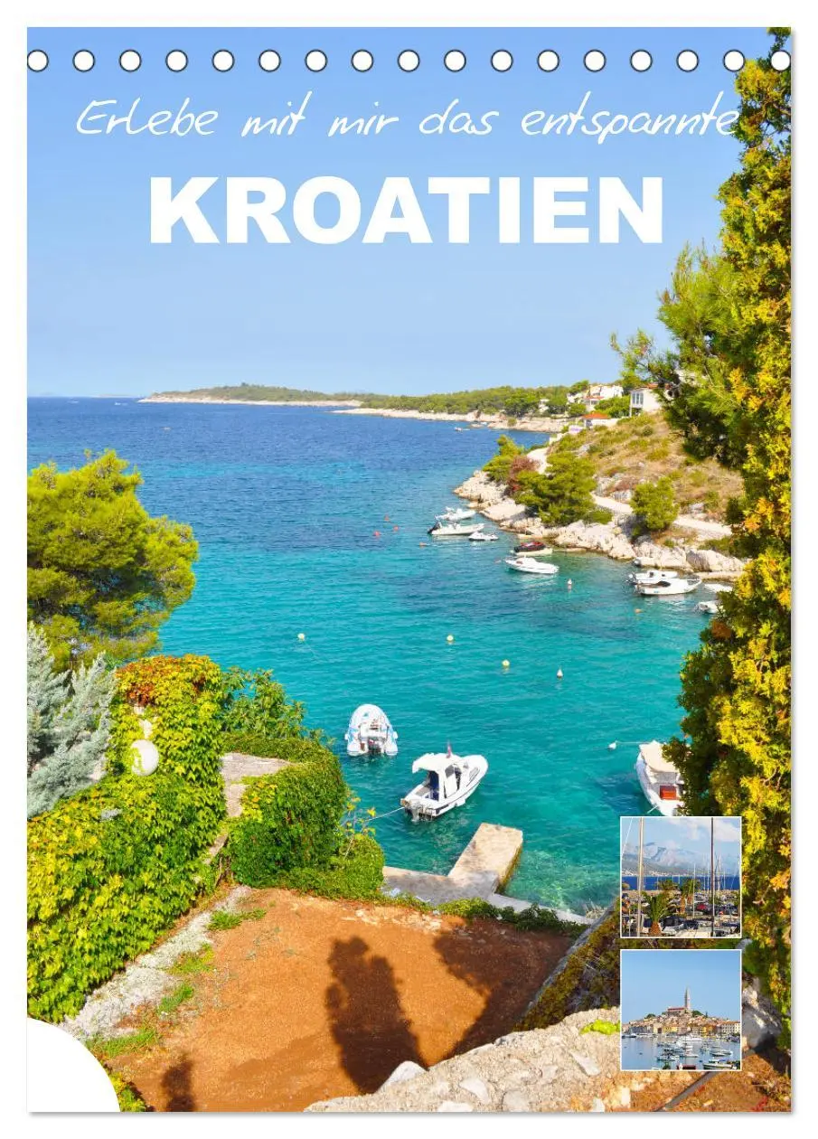 Cover: 9783516372748 | Erlebe mit mir das entspannte Kroatien (Tischkalender 2026 DIN A5...