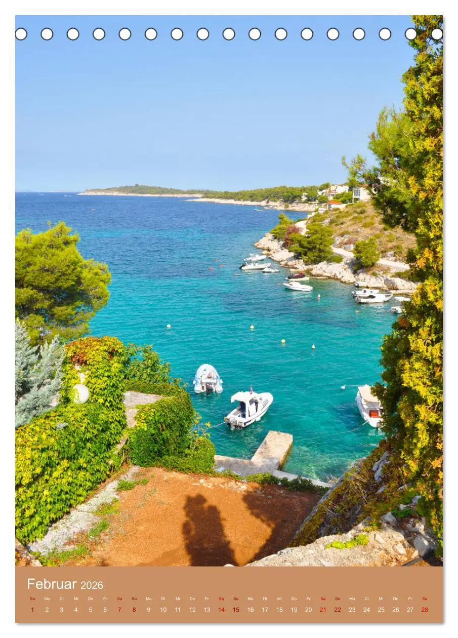 Bild: 9783516372748 | Erlebe mit mir das entspannte Kroatien (Tischkalender 2026 DIN A5...
