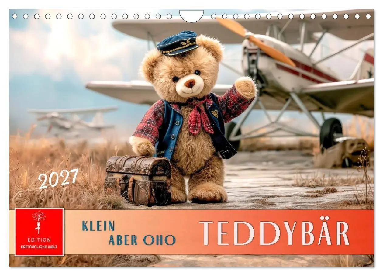 Cover: 9783516752748 | Teddybär - klein aber oho (Wandkalender 2027 DIN A4 quer), CALVENDO...