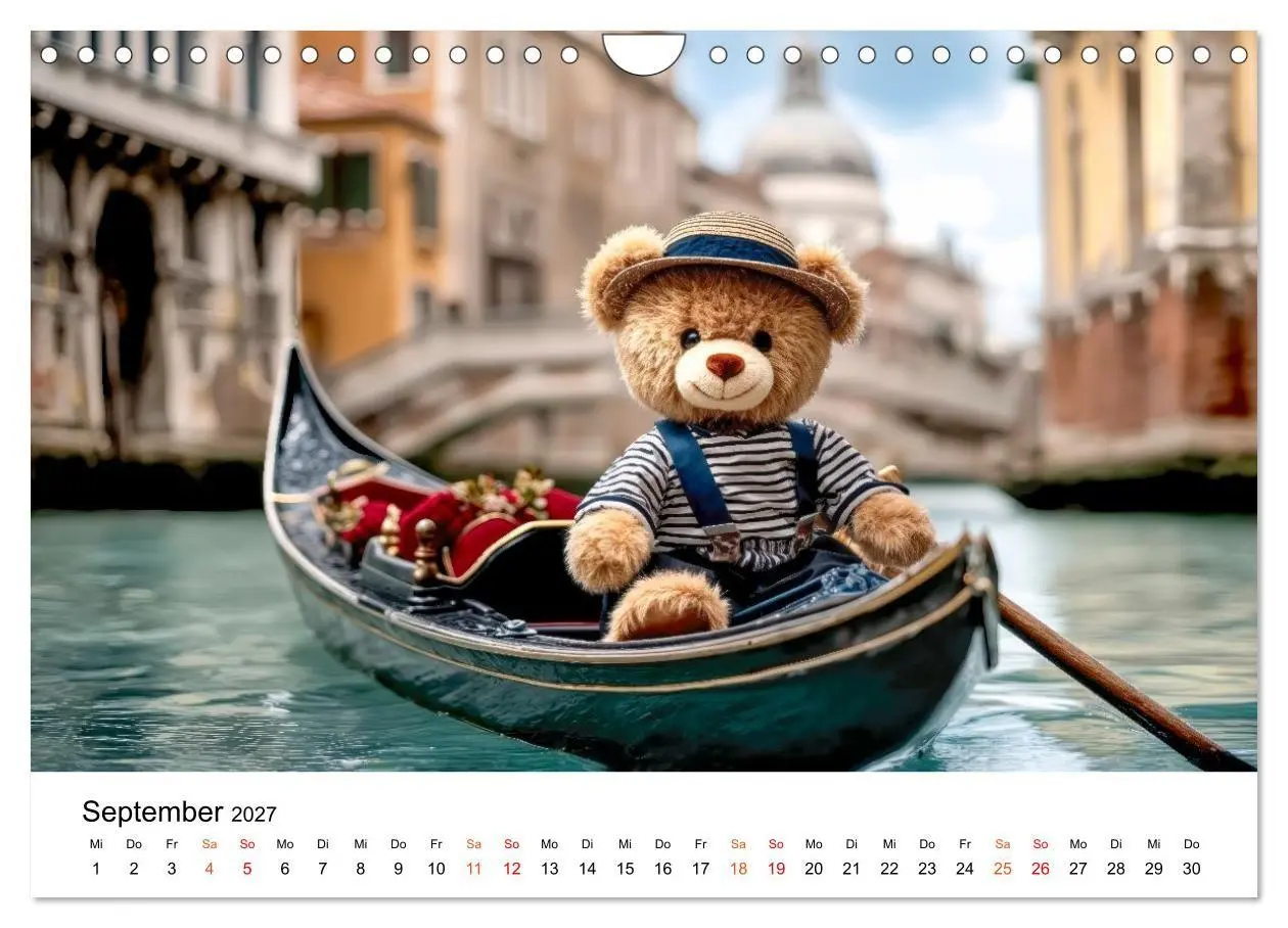 Bild: 9783516752748 | Teddybär - klein aber oho (Wandkalender 2027 DIN A4 quer), CALVENDO...