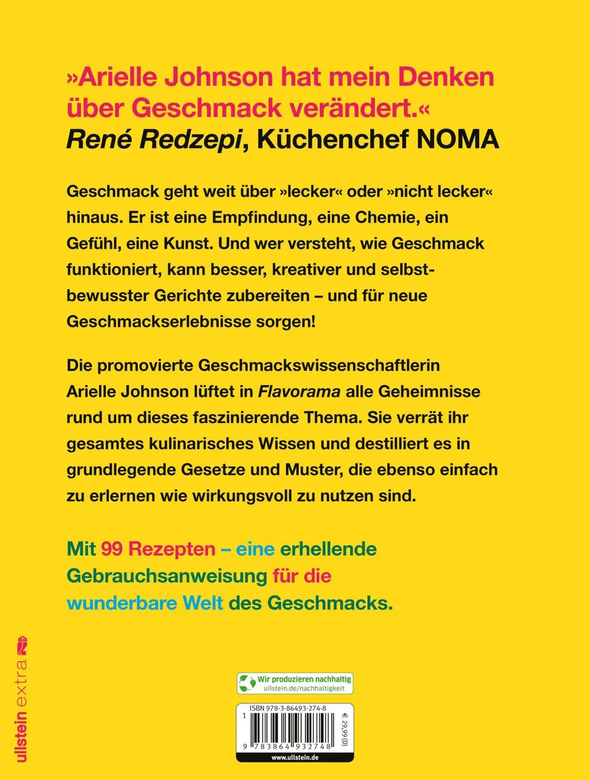 Rückseite: 9783864932748 | Flavorama | Arielle Johnson | Buch | 352 S. | Deutsch | 2024