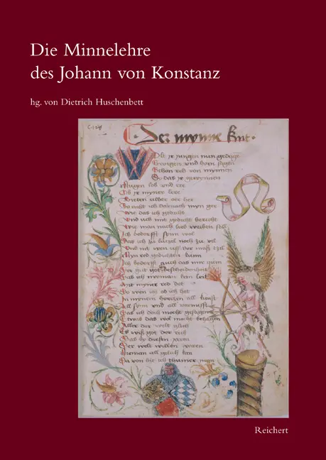 Cover: 9783895002748 | Die Minnelehre des Johann von Konstanz | Johann von Konstanz (u. a.)
