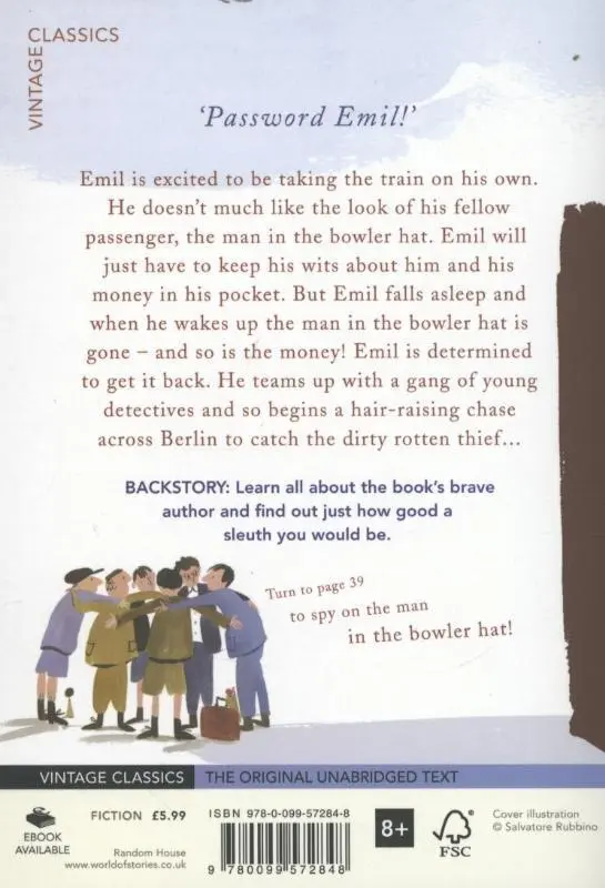 Rückseite: 9780099572848 | Emil and the Detectives | Erich Kästner | Taschenbuch | VIII | 2012