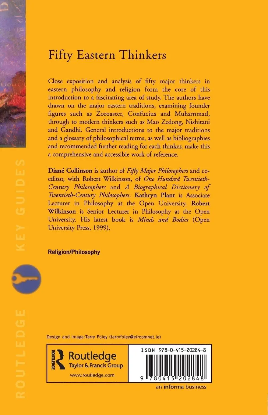 Rückseite: 9780415202848 | Fifty Eastern Thinkers | Diane Collinson (u. a.) | Taschenbuch | 1999