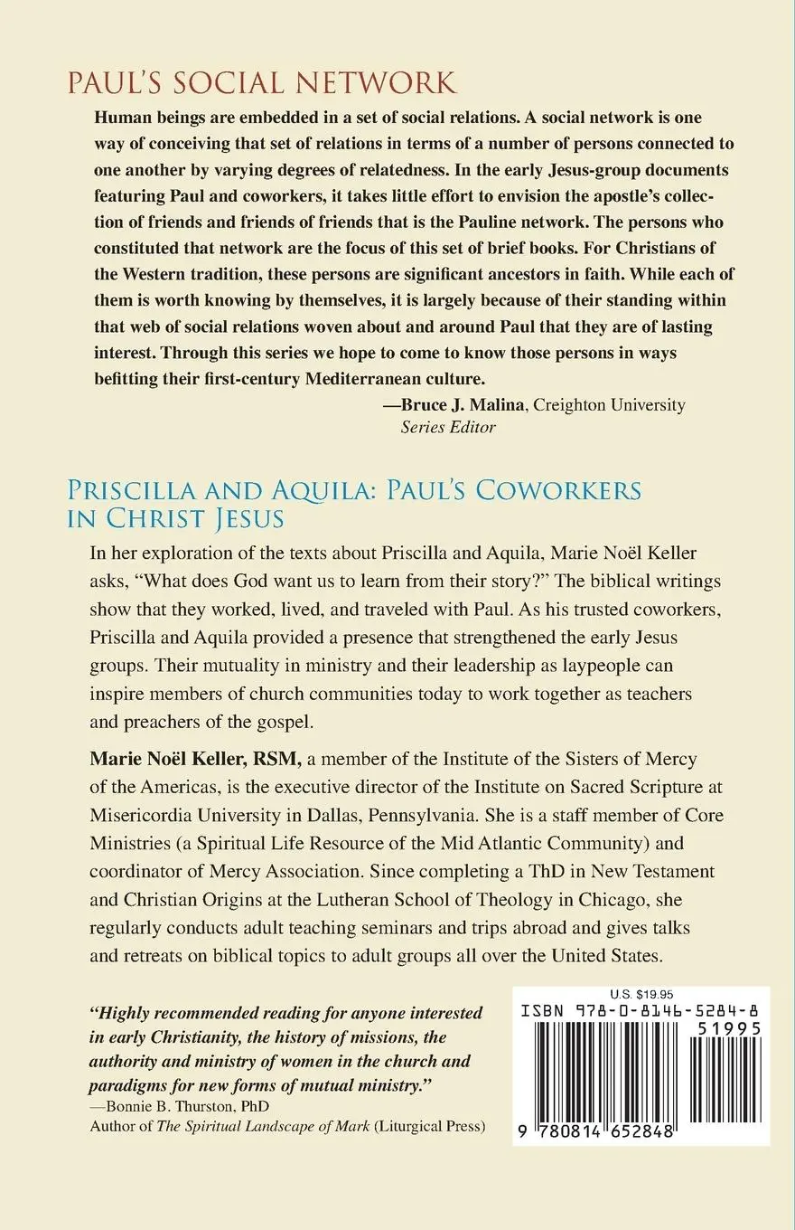 Rückseite: 9780814652848 | Priscilla and Aquila | Paul's Coworkers in Christ Jesus | Keller