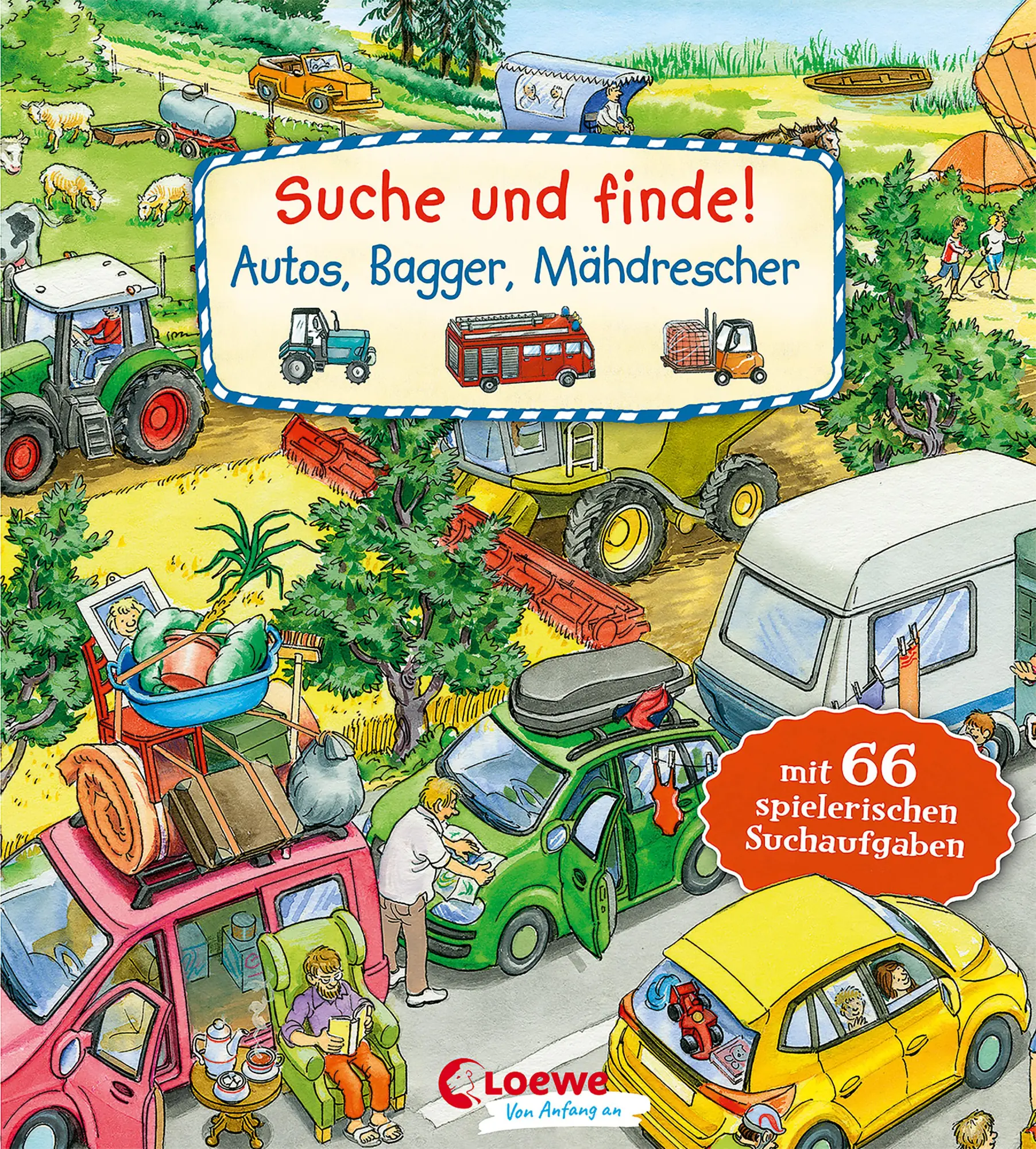 Cover: 9783743212848 | Suche und finde! - Autos, Bagger, Mähdrescher | Bücher | Buch | 24 S.