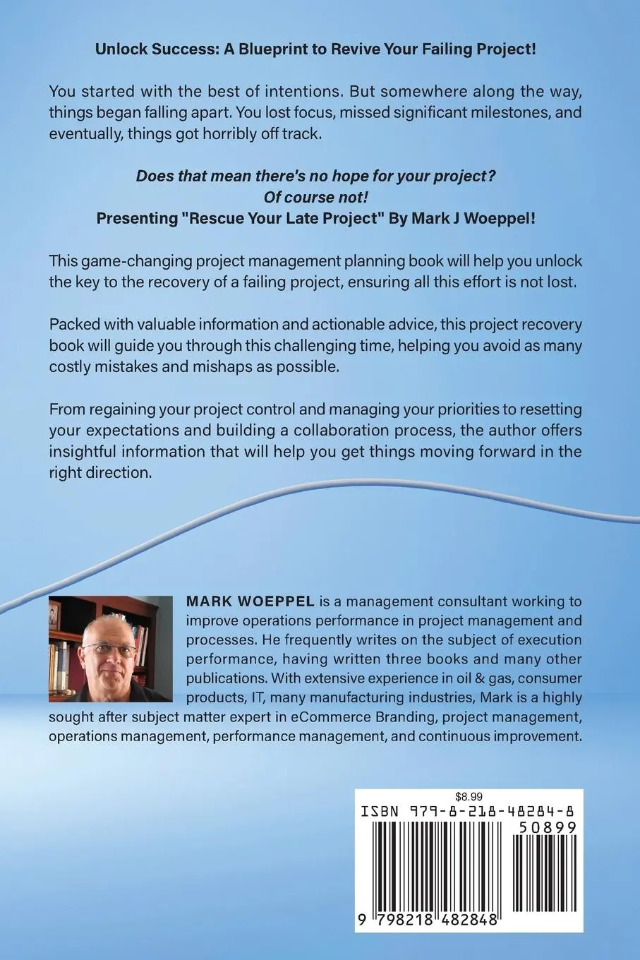 Rückseite: 9798218482848 | Rescue Your Late Project | Mark J Woeppel | Taschenbuch | Englisch