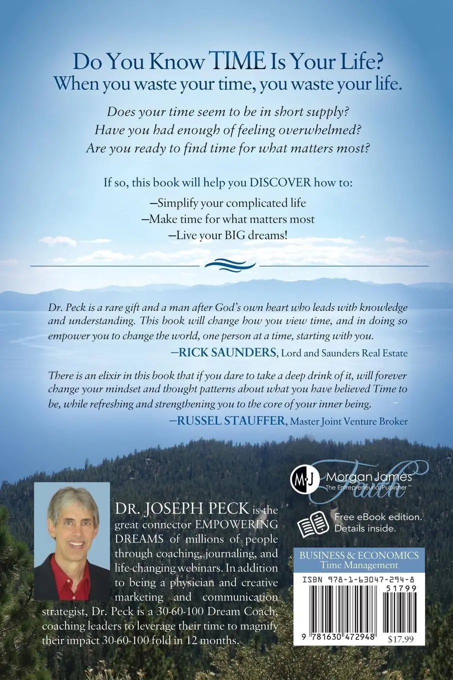Rückseite: 9781630472948 | I Was Busy Now I'm Not | Changing the Way You Think About Time | Peck