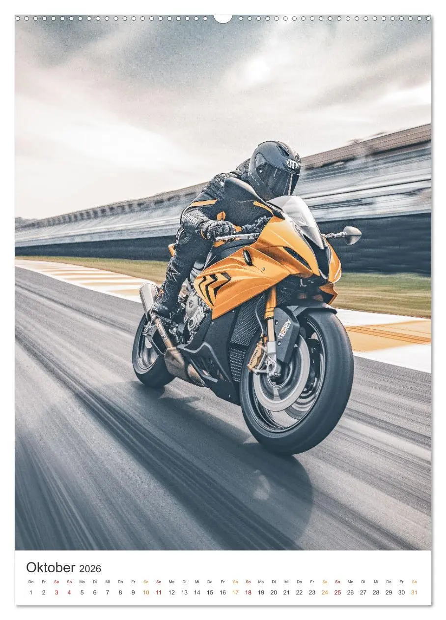 Bild: 9783516282948 | Motorradsport (hochwertiger Premium Wandkalender 2026 DIN A2 hoch),...