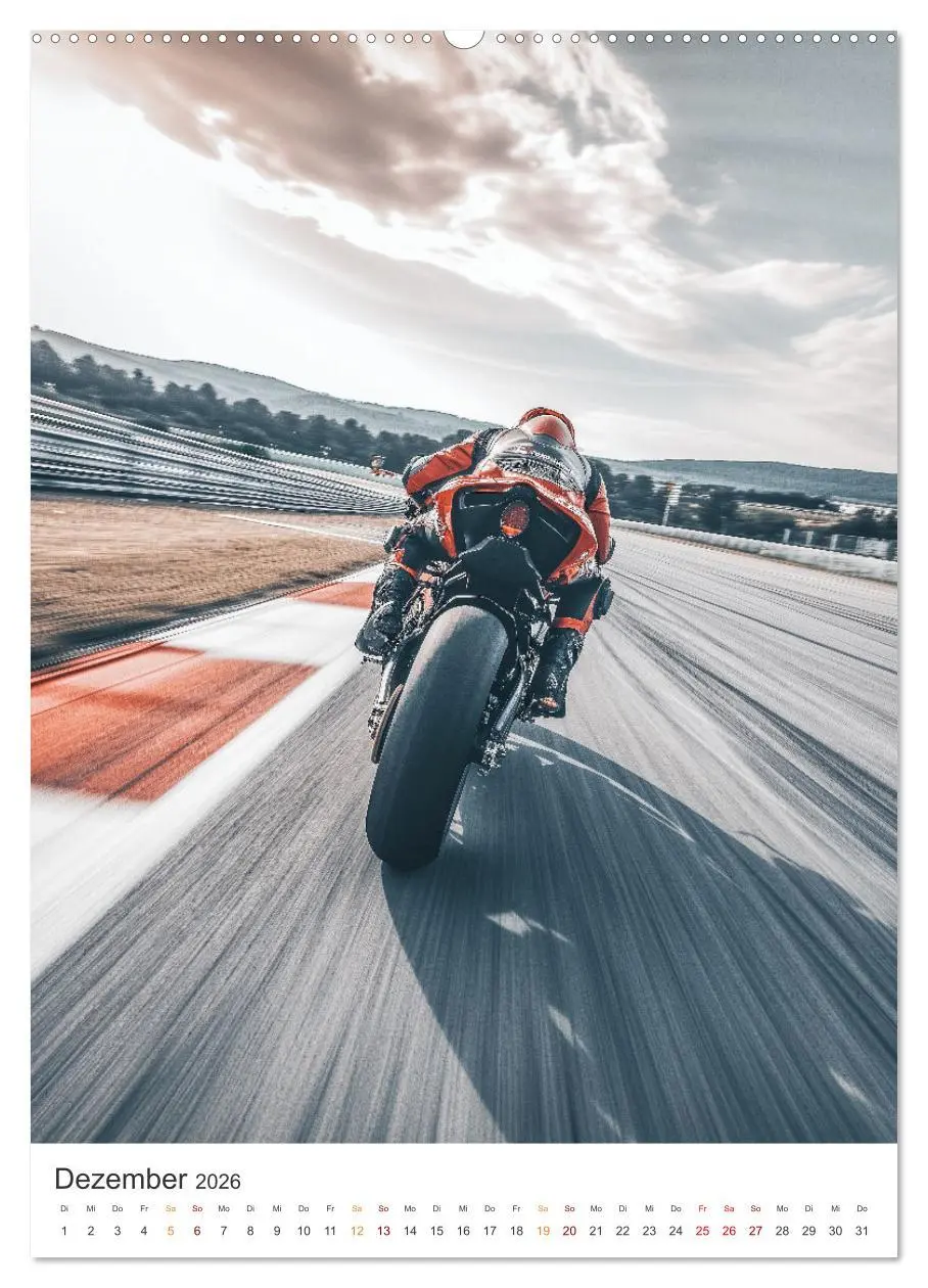 Bild: 9783516282948 | Motorradsport (hochwertiger Premium Wandkalender 2026 DIN A2 hoch),...