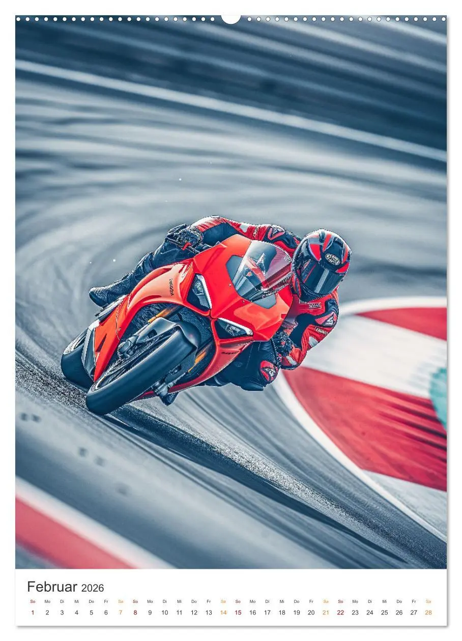 Bild: 9783516282948 | Motorradsport (hochwertiger Premium Wandkalender 2026 DIN A2 hoch),...