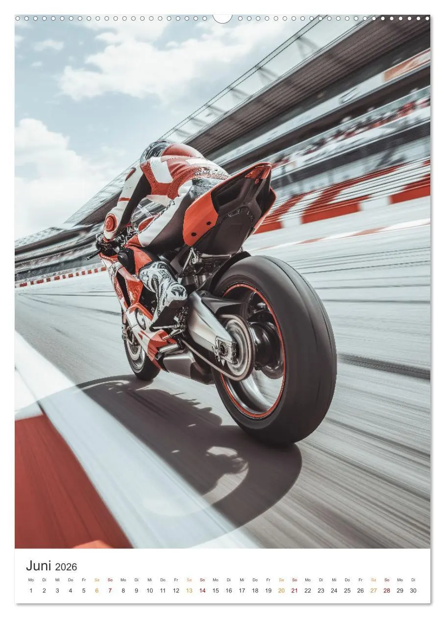 Bild: 9783516282948 | Motorradsport (hochwertiger Premium Wandkalender 2026 DIN A2 hoch),...