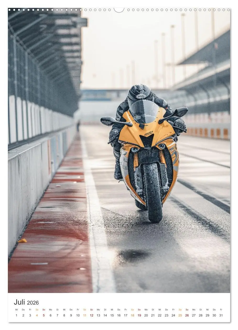 Bild: 9783516282948 | Motorradsport (hochwertiger Premium Wandkalender 2026 DIN A2 hoch),...