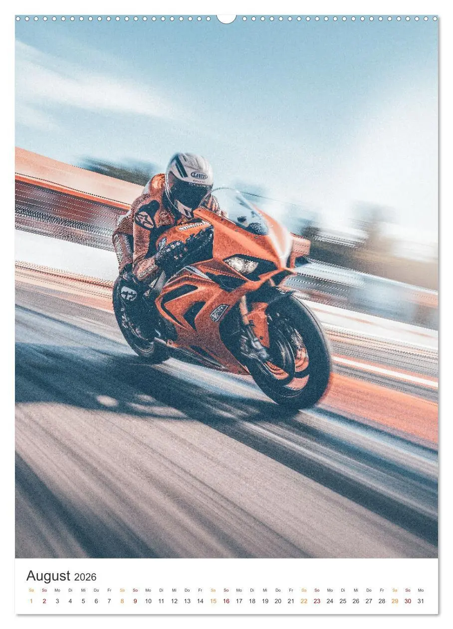 Bild: 9783516282948 | Motorradsport (hochwertiger Premium Wandkalender 2026 DIN A2 hoch),...