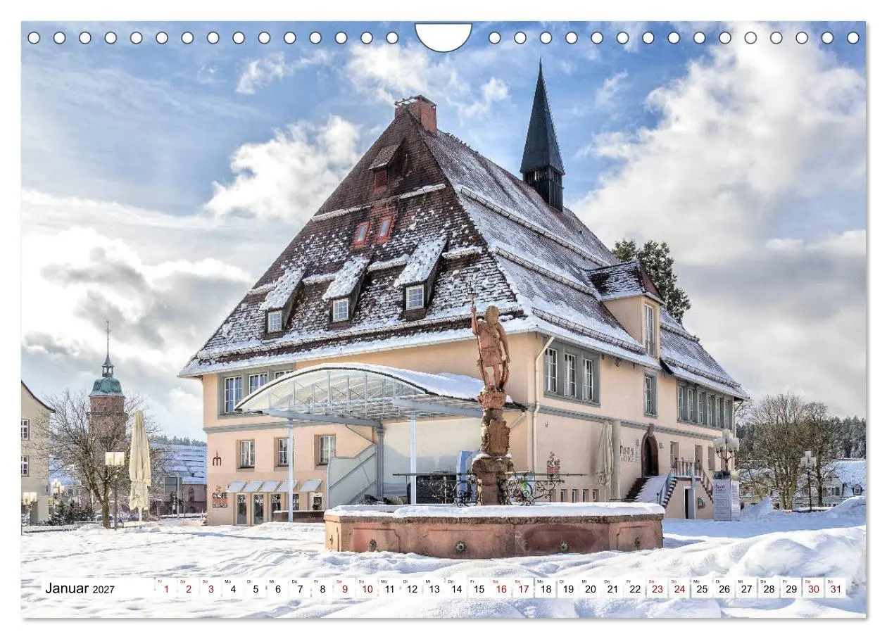 Bild: 9783569682948 | Freudenstadt im Schwarzwald - Wandkalender (Wandkalender 2027 DIN...