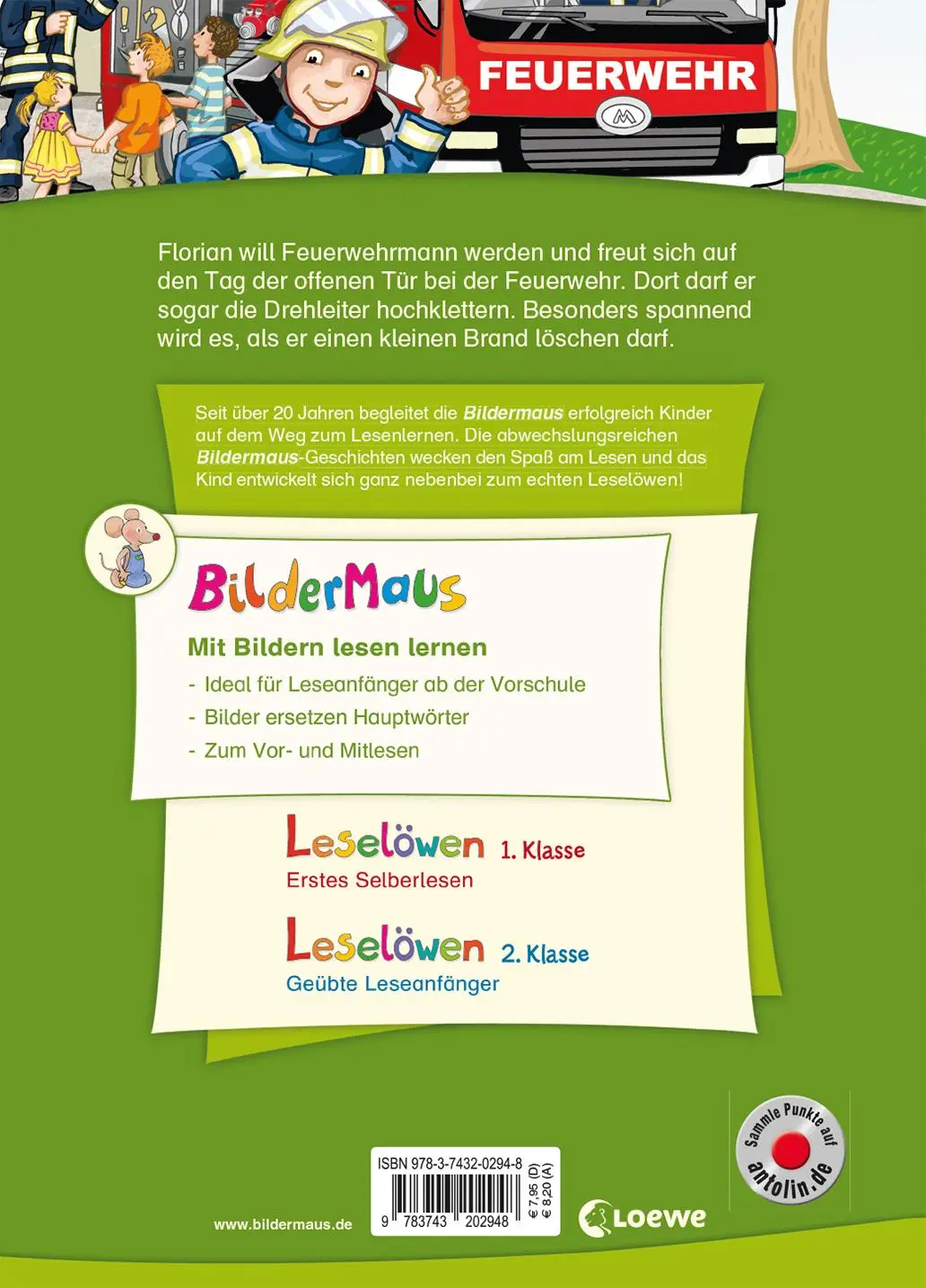 Rückseite: 9783743202948 | Bildermaus - Feuerwehrmann für einen Tag | Henriette Wich | Buch