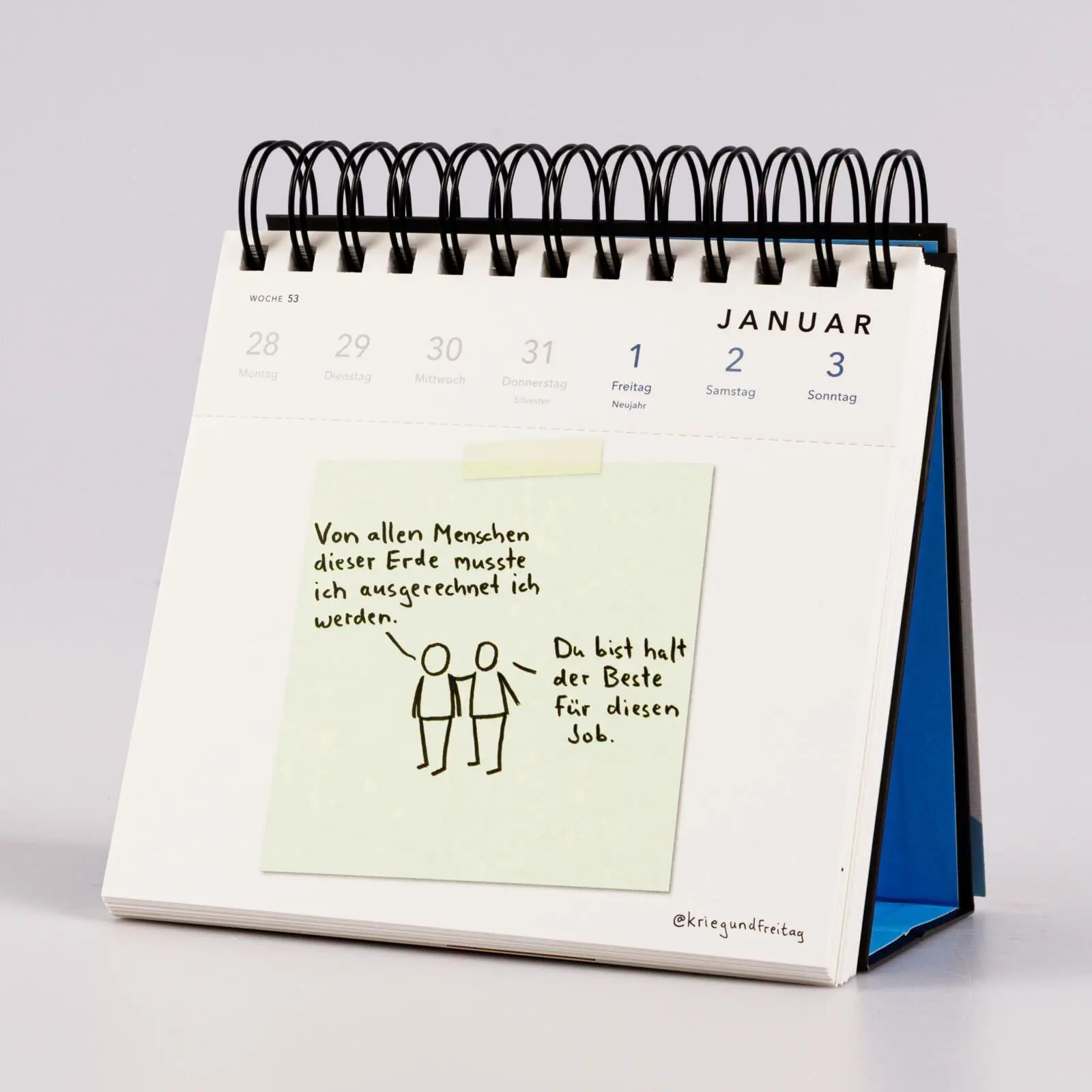 Bild: 9783830322948 | kriegundfreitag: Postkartenkalender 2027 | @Kriegundfreitag | Kalender
