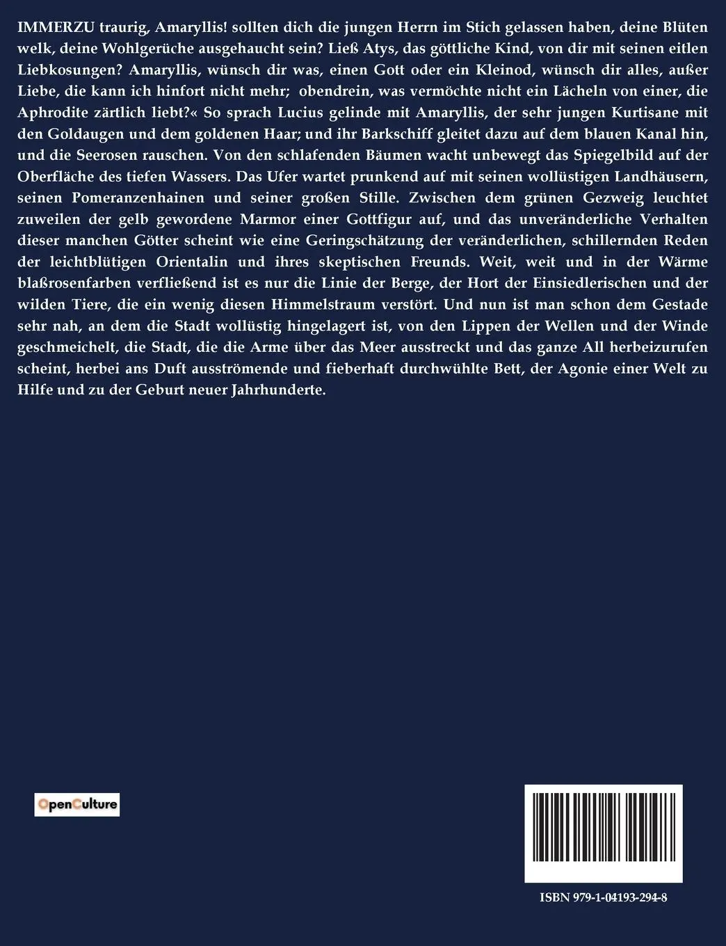 Rückseite: 9791041932948 | Der Mord an der Jungfrau | Maurice Barrès | Taschenbuch | 24 S. | 2023