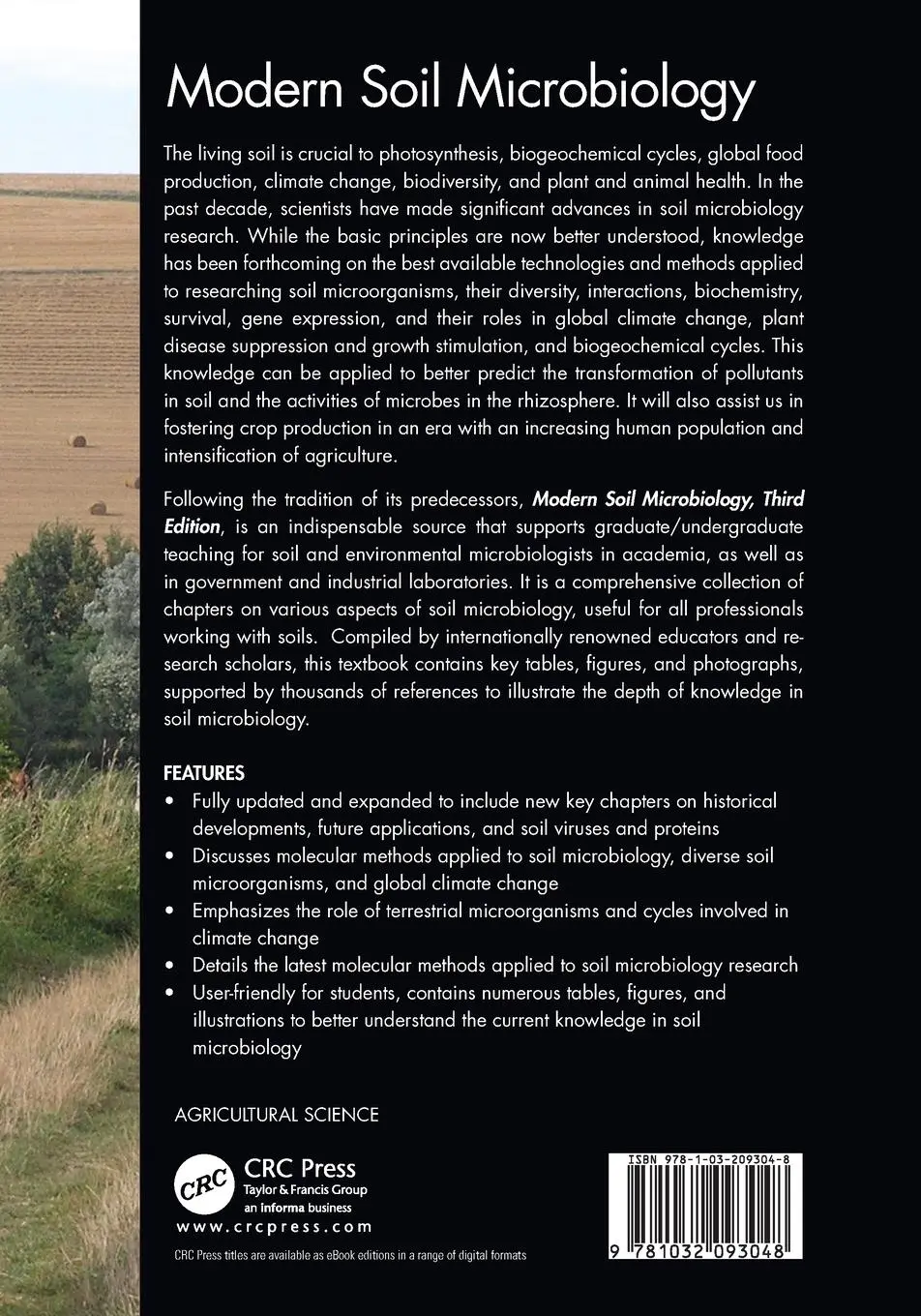 Rückseite: 9781032093048 | Modern Soil Microbiology, Third Edition | Jan Dirk Van Elsas (u. a.)