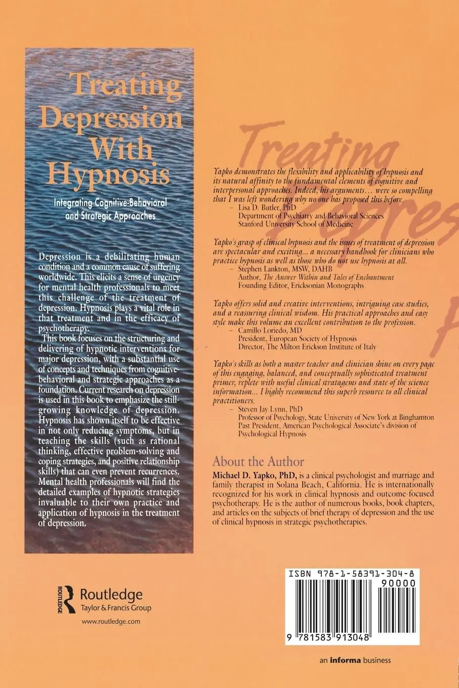 Rückseite: 9781583913048 | Treating Depression With Hypnosis | Michael D. Yapko | Taschenbuch
