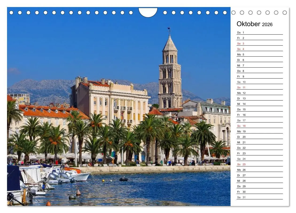 Bild: 9783516003048 | Split - Metropole Dalmatiens (Wandkalender 2026 DIN A4 quer),...