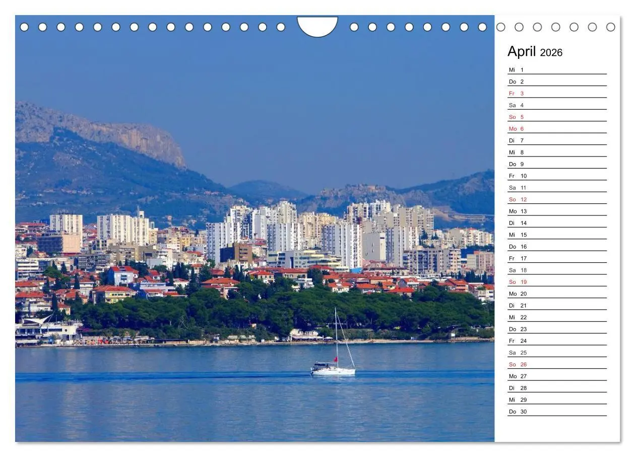 Bild: 9783516003048 | Split - Metropole Dalmatiens (Wandkalender 2026 DIN A4 quer),...