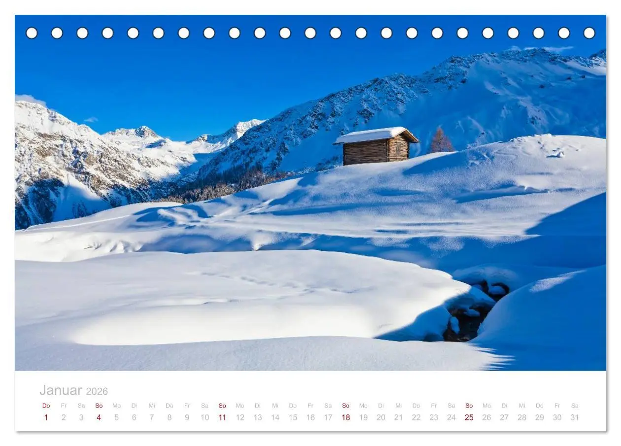 Bild: 9783516173048 | Graubünden Engadin 2026 (Tischkalender 2026 DIN A5 quer), CALVENDO...