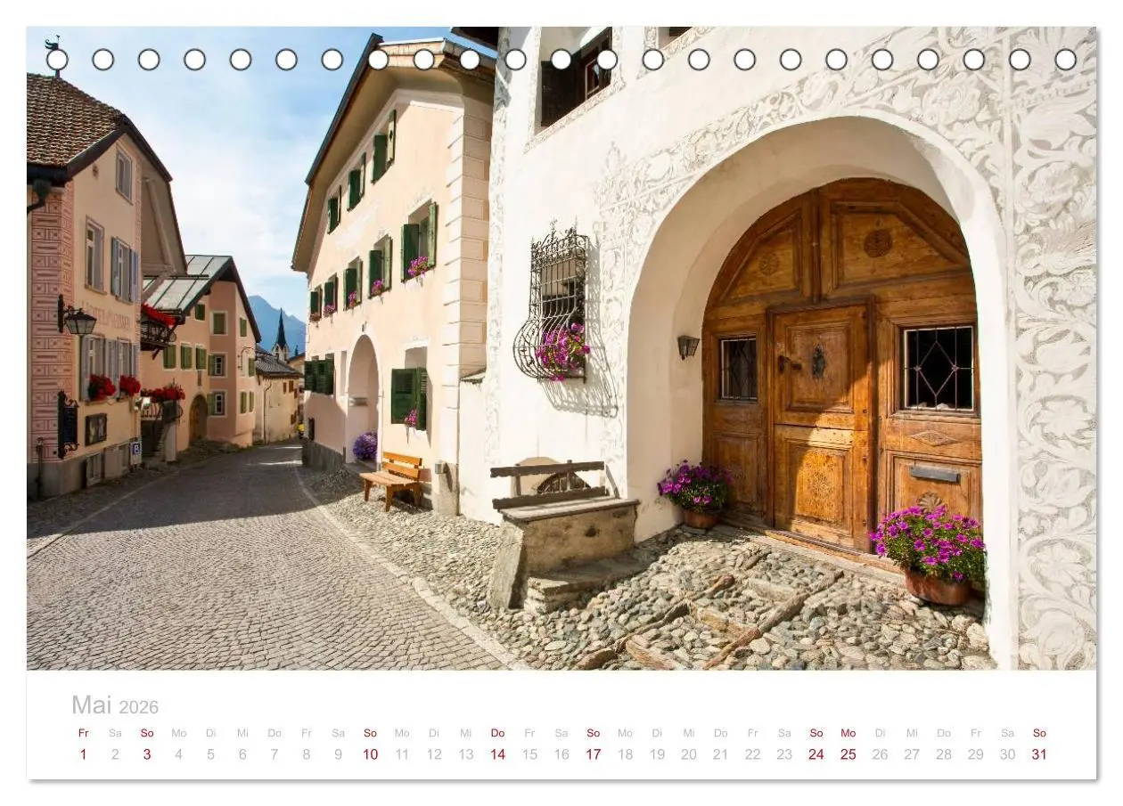 Bild: 9783516173048 | Graubünden Engadin 2026 (Tischkalender 2026 DIN A5 quer), CALVENDO...