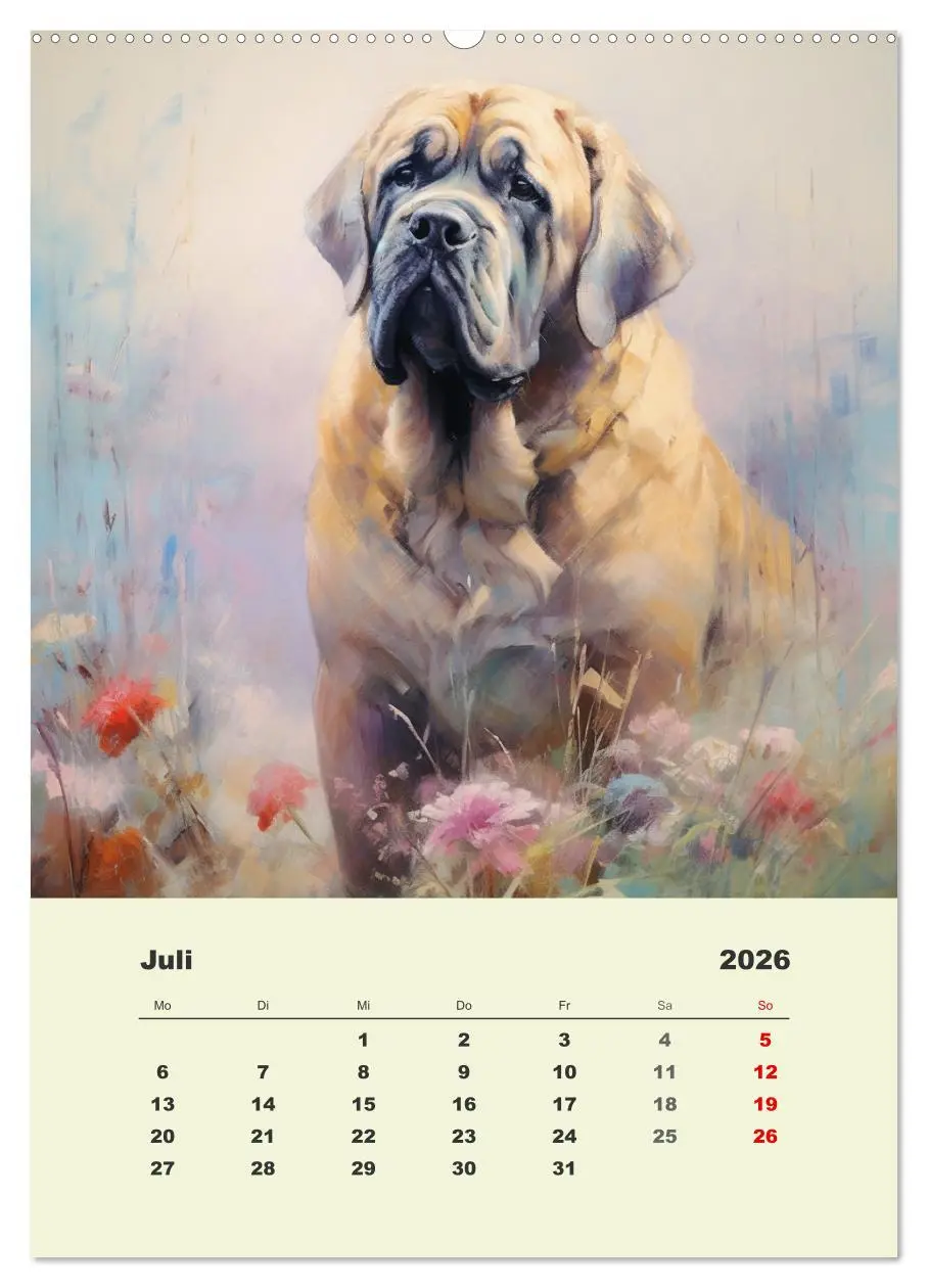 Bild: 9783516313048 | Große Hunde. Schöne Aquarelle von tollen Tieren (Wandkalender 2026...