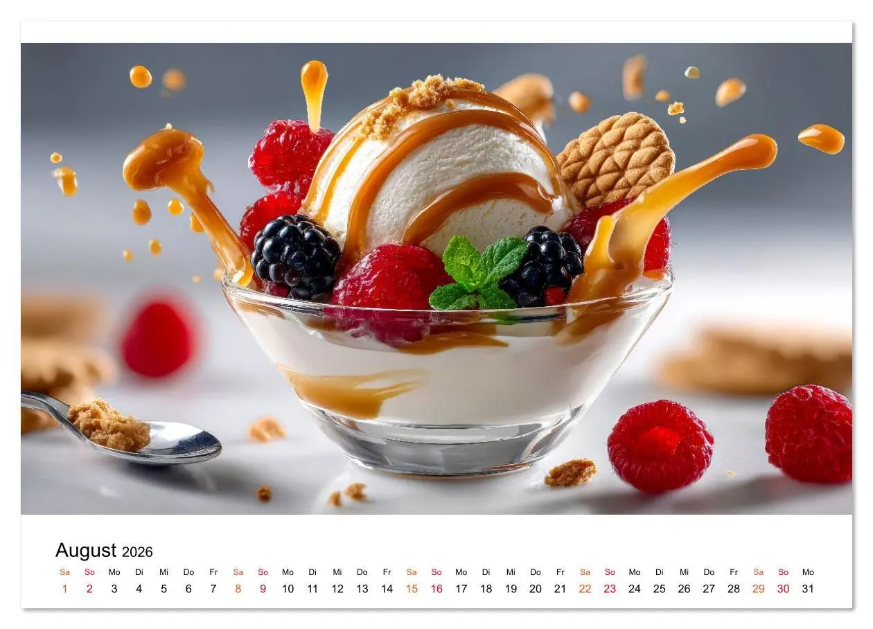 Bild: 9783516623048 | EIS dich glücklich (Wandkalender 2026 DIN A3 quer), CALVENDO...