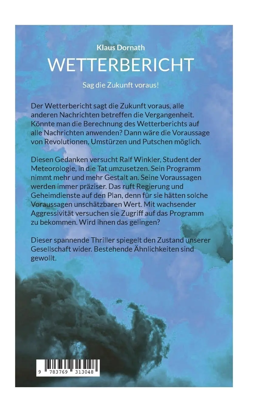 Rückseite: 9783769313048 | Wetterbericht | Sag die Zukunft voraus | Klaus Dornath | Taschenbuch